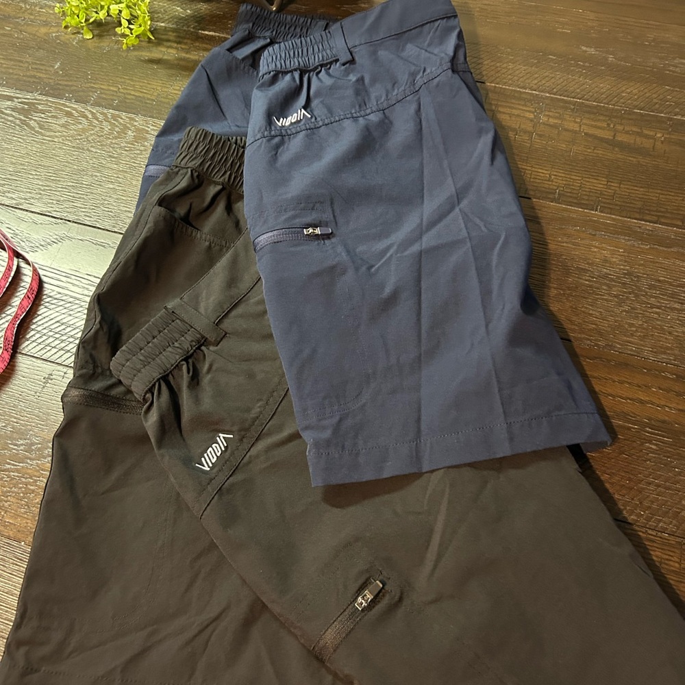 Men's Golf/Active shorts. 2 pair Black and Blue. XL - Picture 3 of 8